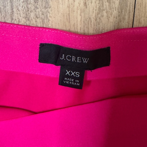 J. CREW GUC Gwyneth Slip Skirt in Hot Pink Size XXS - Picture 3 of 5